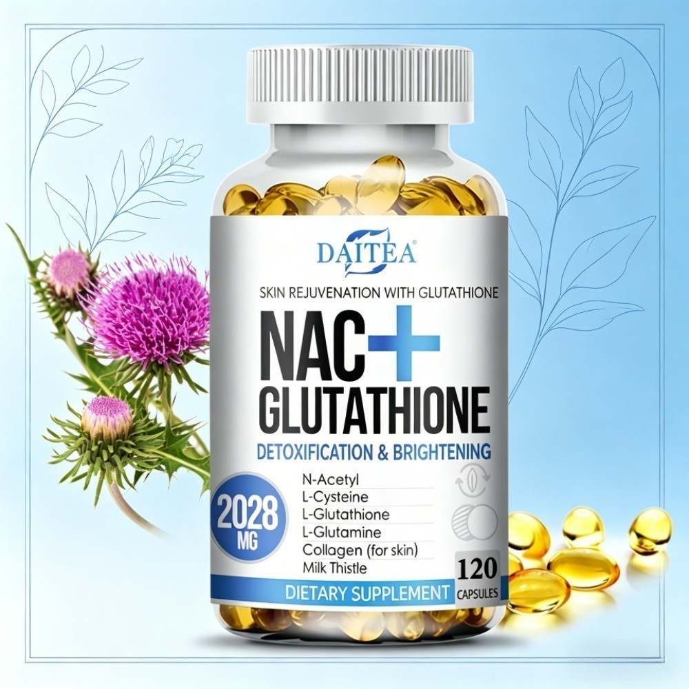 NAC Glutathione Collagen Supplement – Anti-Aging, Antioxidant & Anti-Allergy NEW