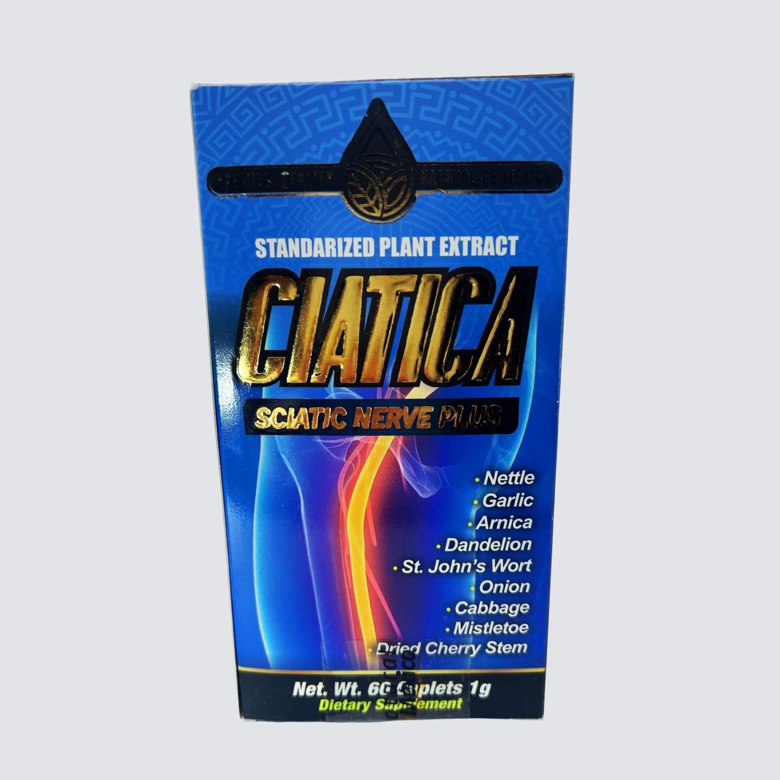 Natural de Mexico Ciatica Sciatic Nerve Plus 60 Caps