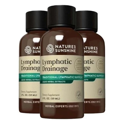 NEW 3PCS Nature’s Sunshine Lymphatic Drainage – Immune Support, Cleanse & Detox