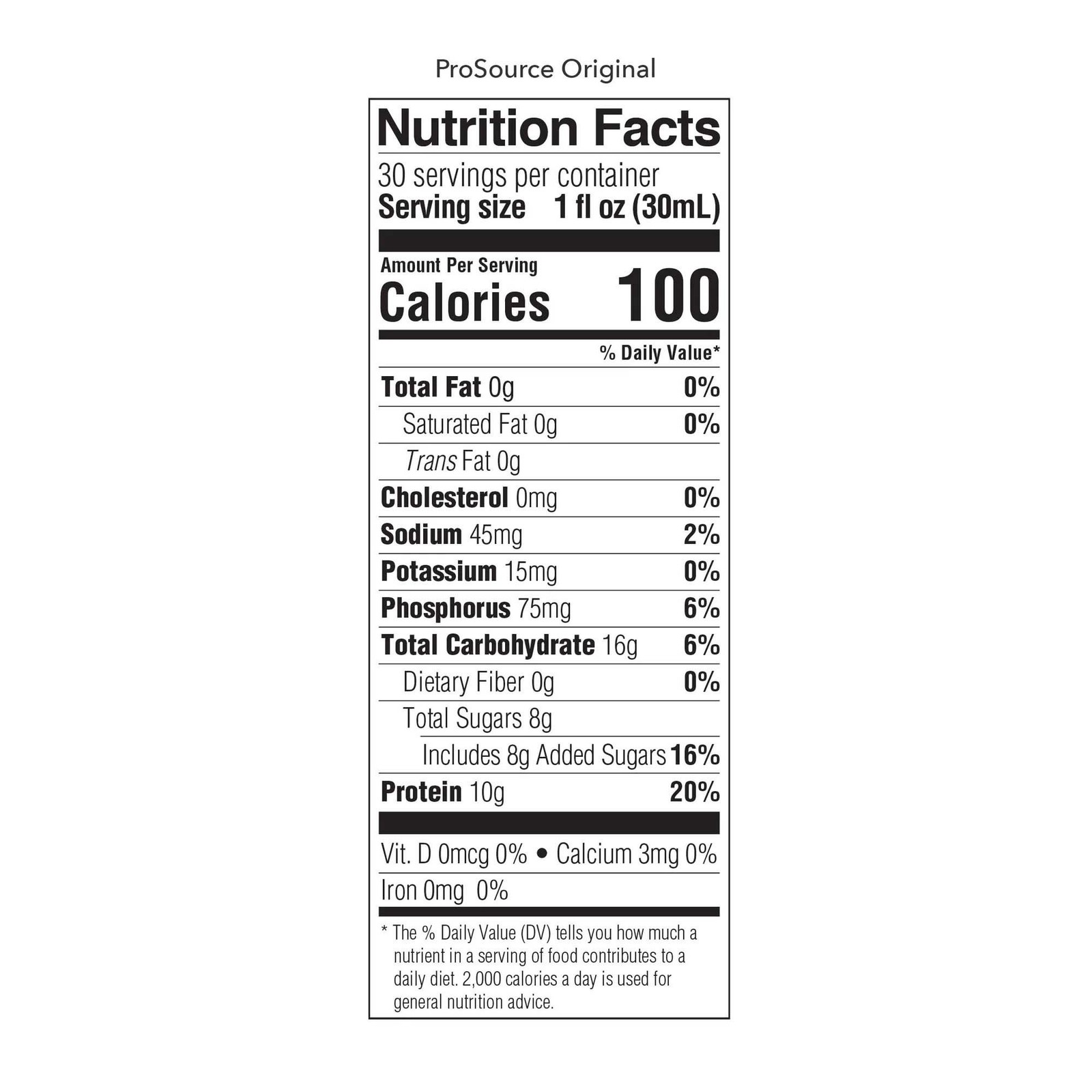 ProSource Oral Supplement Neutral Flavor 30 oz Bottle