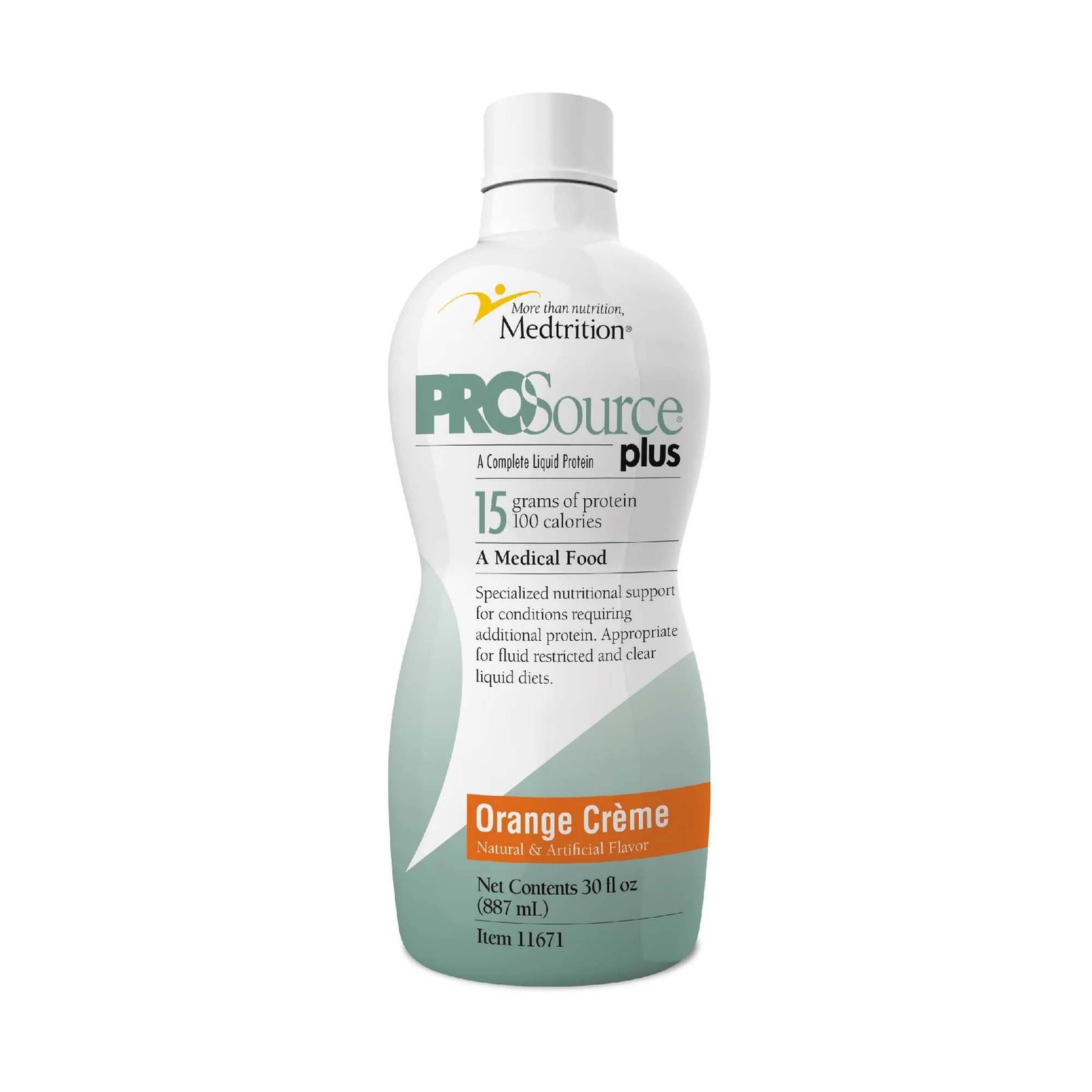 ProSource Plus Oral Supplement Orange Creme 30 oz Bottle 4 Ct
