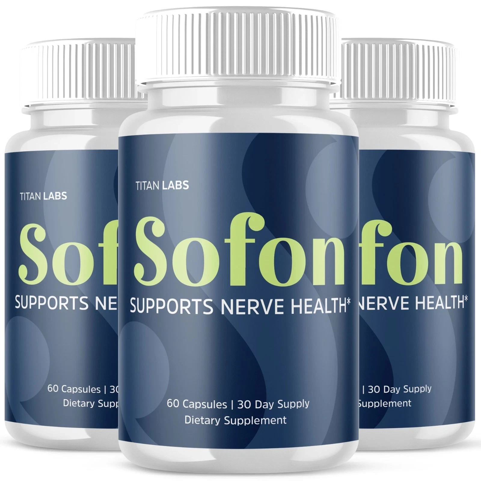 (3 Pack) Sofon Nootropic All Natural Super Nerve Support Supplement 180 Capsules