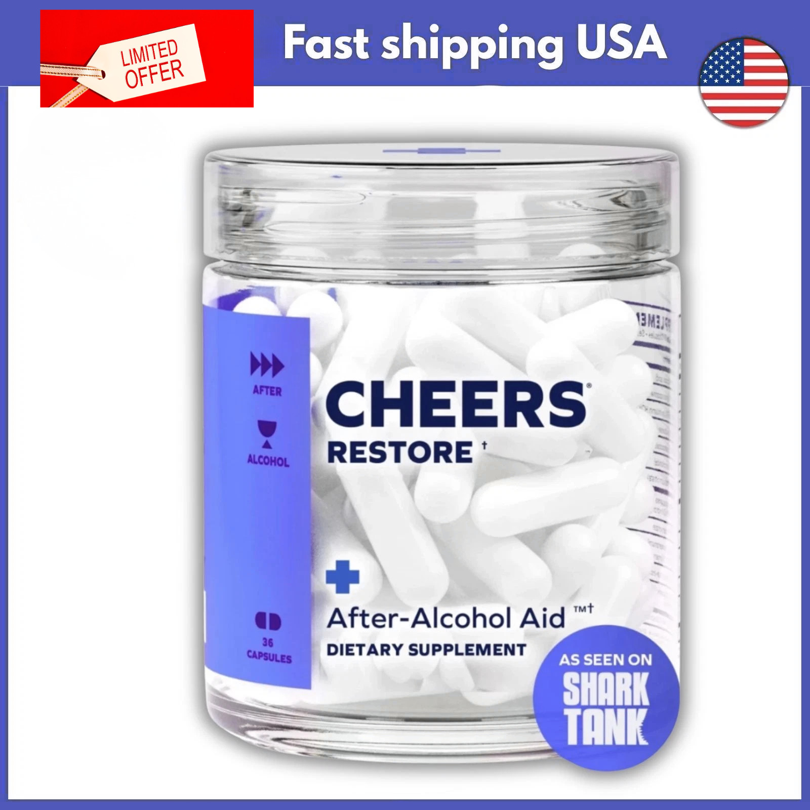 Cheers Restore | Formula with DHM + L-Cysteine | Feel Better after Drinking.