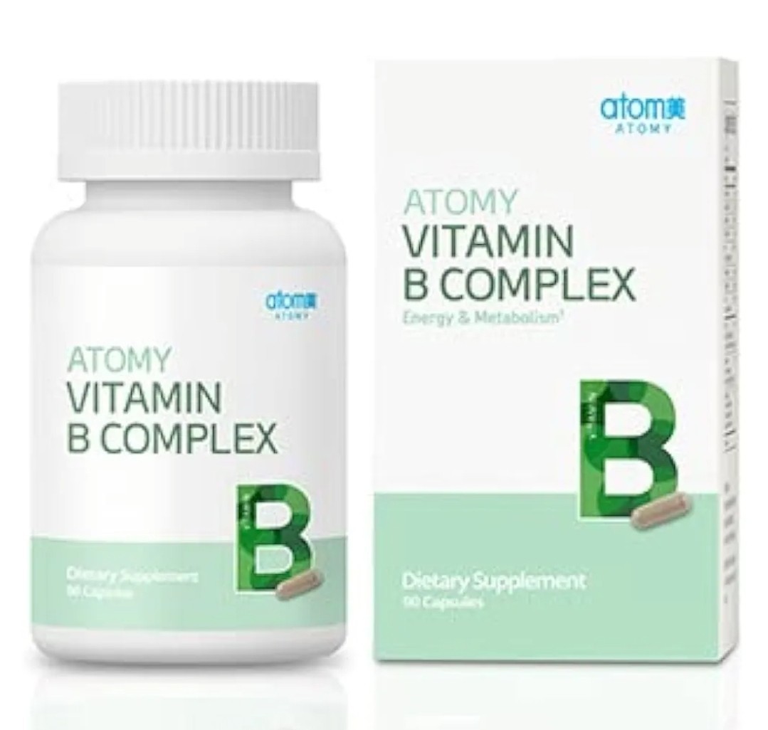 Atomy Vitamin B Complex Energy Metabolism Vegan Gluten Free Non GMO 90 caps