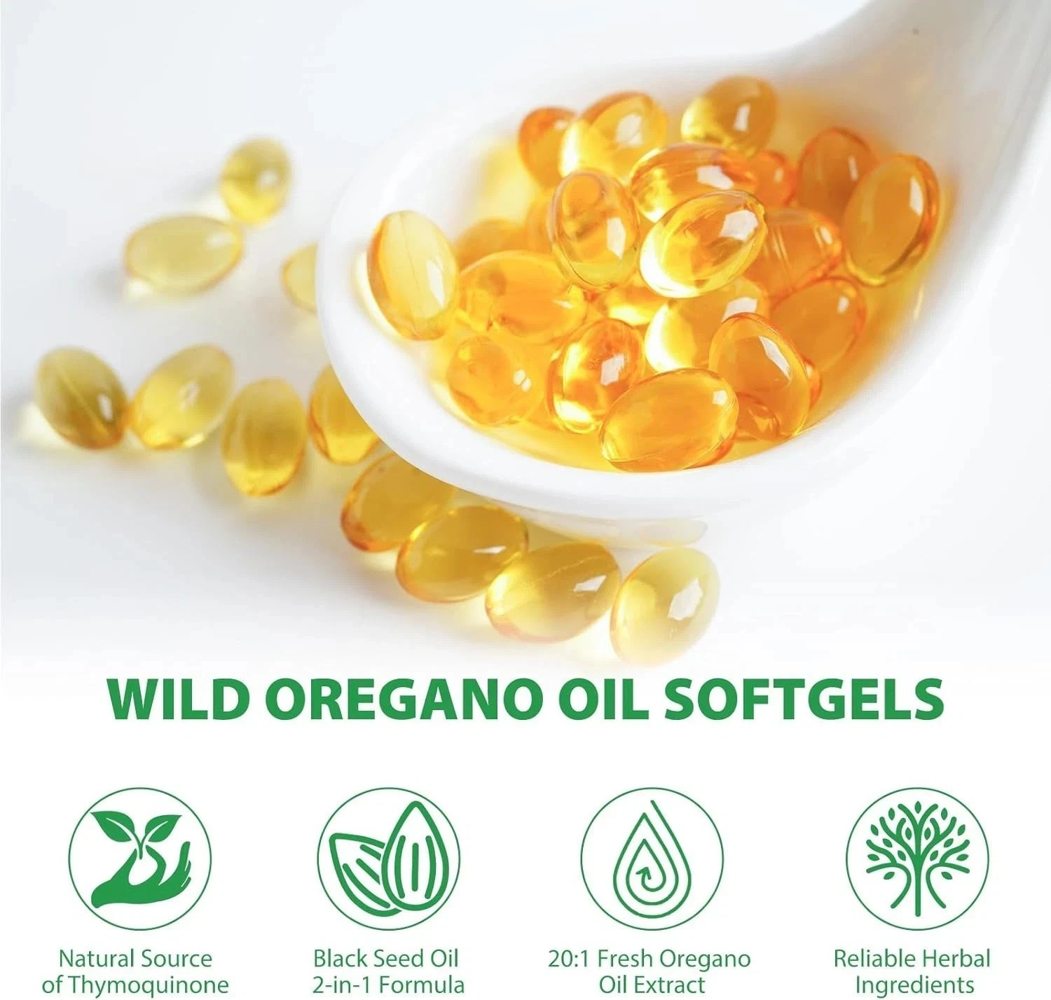 Resilia Oil Of Oregano With Black Seed Oil 6,000MG