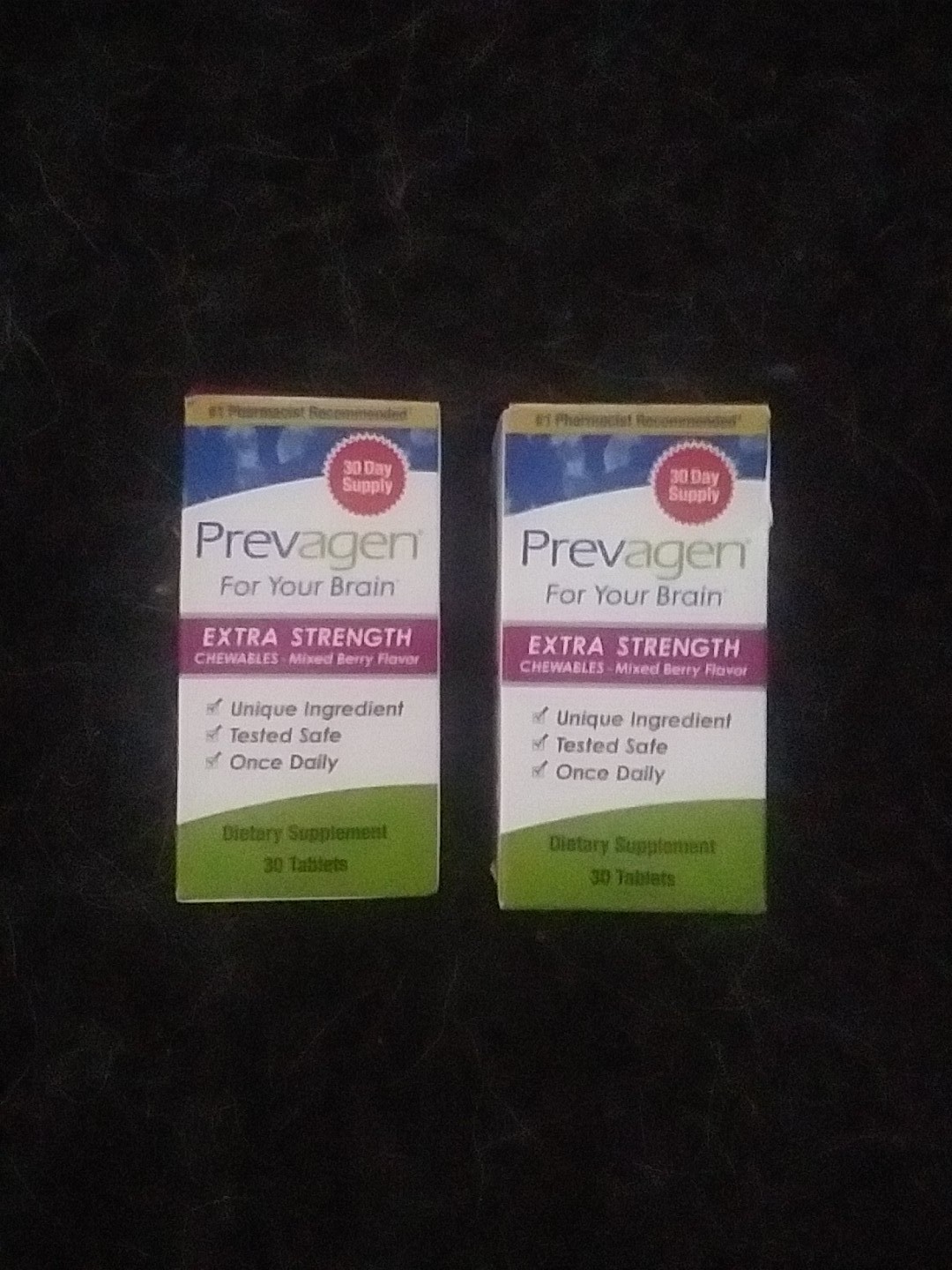 2-Pack, 30 Extra Strength Chewable Tablets, 20mg ea. 60-Count, Brand New