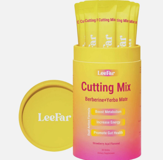 LeeFar Cutting Drink Mix –| Strawberry Açaí Flavor – 30 Servings,For Women