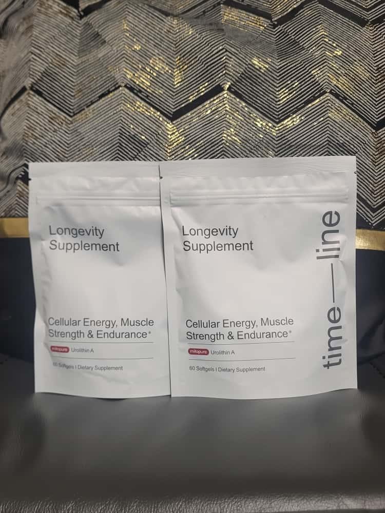 Pack of 2 Time-Line Longevity Supplement Mitopure Urolithin A 60 Softgels New
