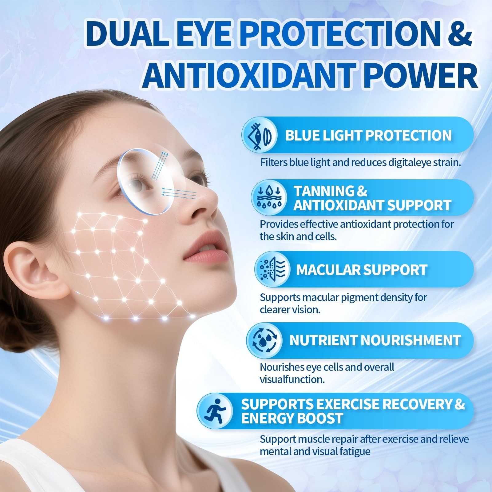 14-in-1 Astaxanthin 24mg & Lutein 40mg Supplements, 180 Softgels, Eye & Skin Sup