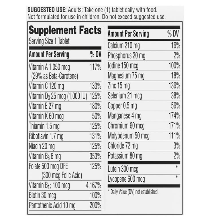 Centrum Silver Men 50 Plus – 100 Tablets