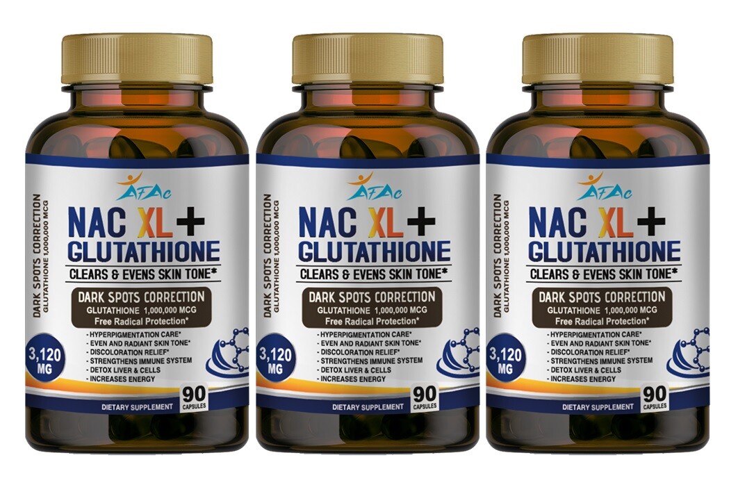 NAC N Acetyl Cysteine | 270 CAPSULES | Non-GMO, Gluten Free 3120 MG liver detox