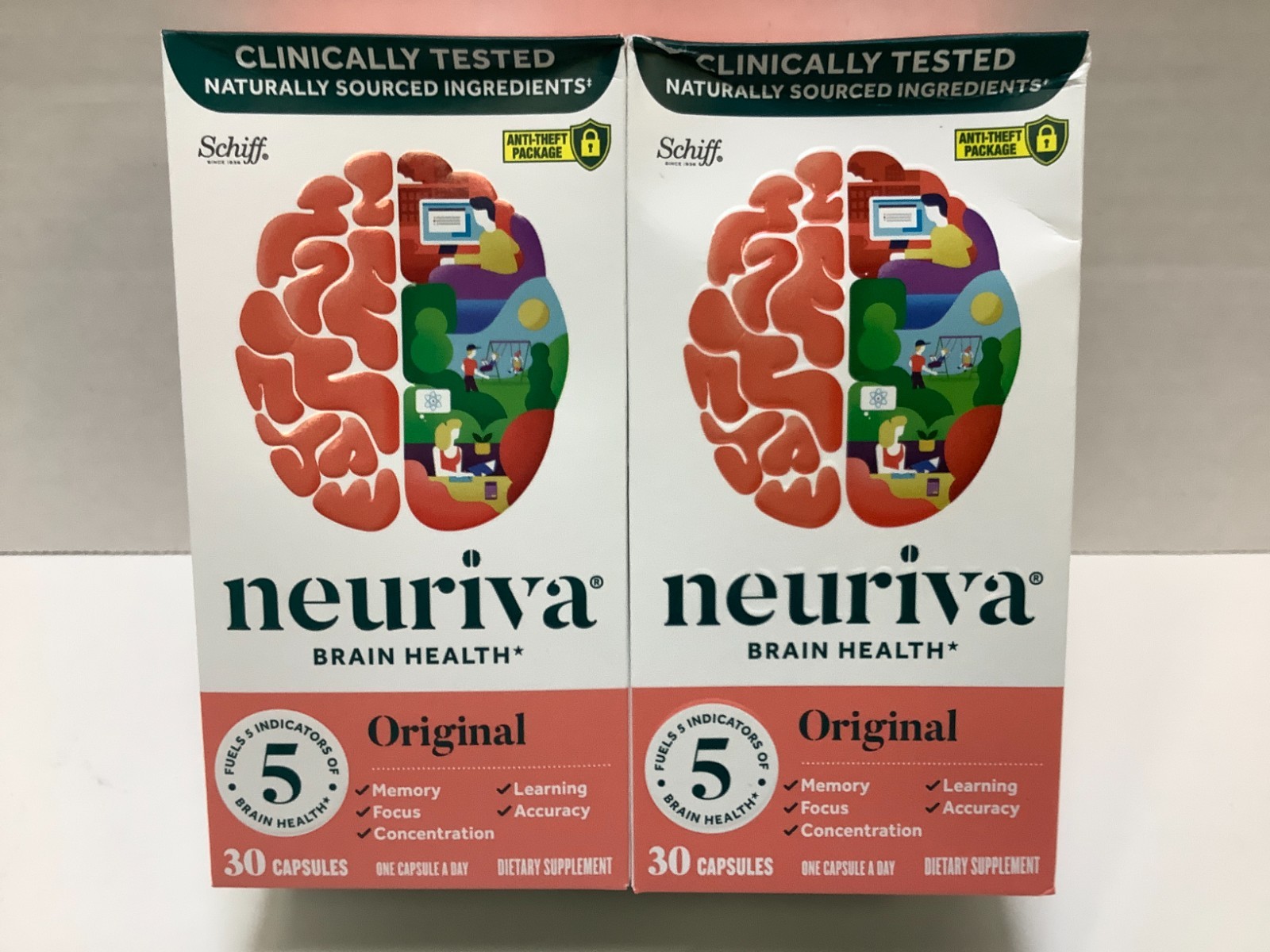 Neuriva Brain Health Original, Memory Focus Concentration 60ct (2x30ct) 10/2026