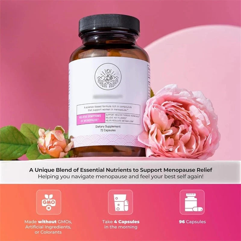 US Happy Mammoth Hormone Harmony Natural Hormonal Support for Women 72 Capsules