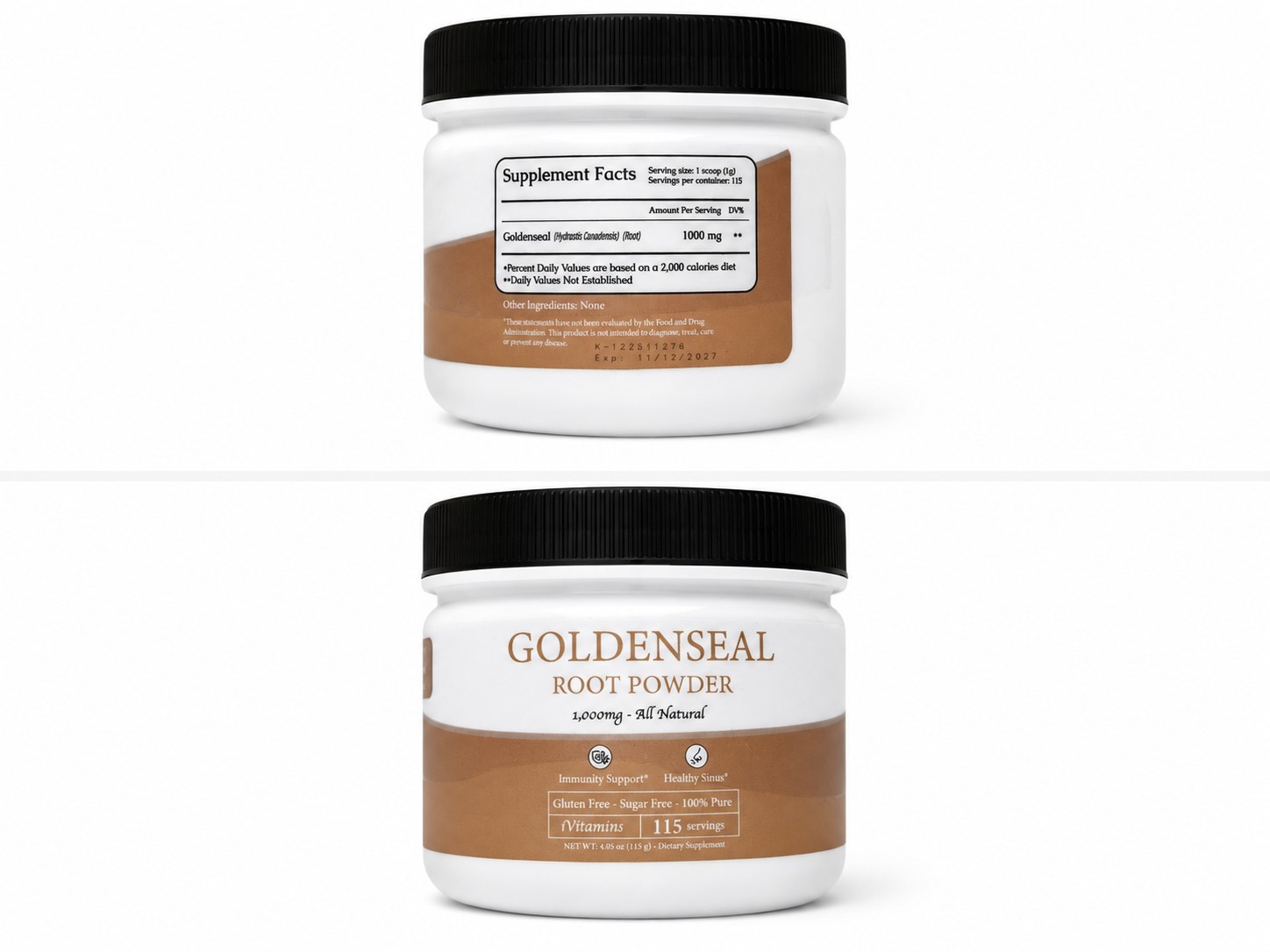 Goldenseal Root Powder – 4 oz, 113 Servings *USA Made & Tested* Pure Natural …