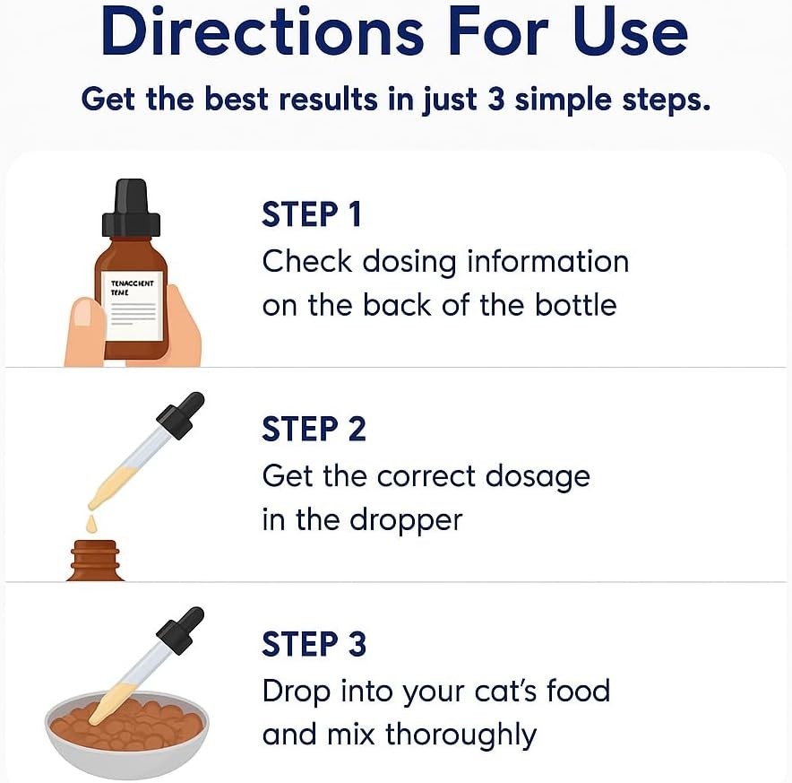 (3-Pack) Blisso Advanced Cat Probiotic Drops – Digestive Support Liquid Drops US