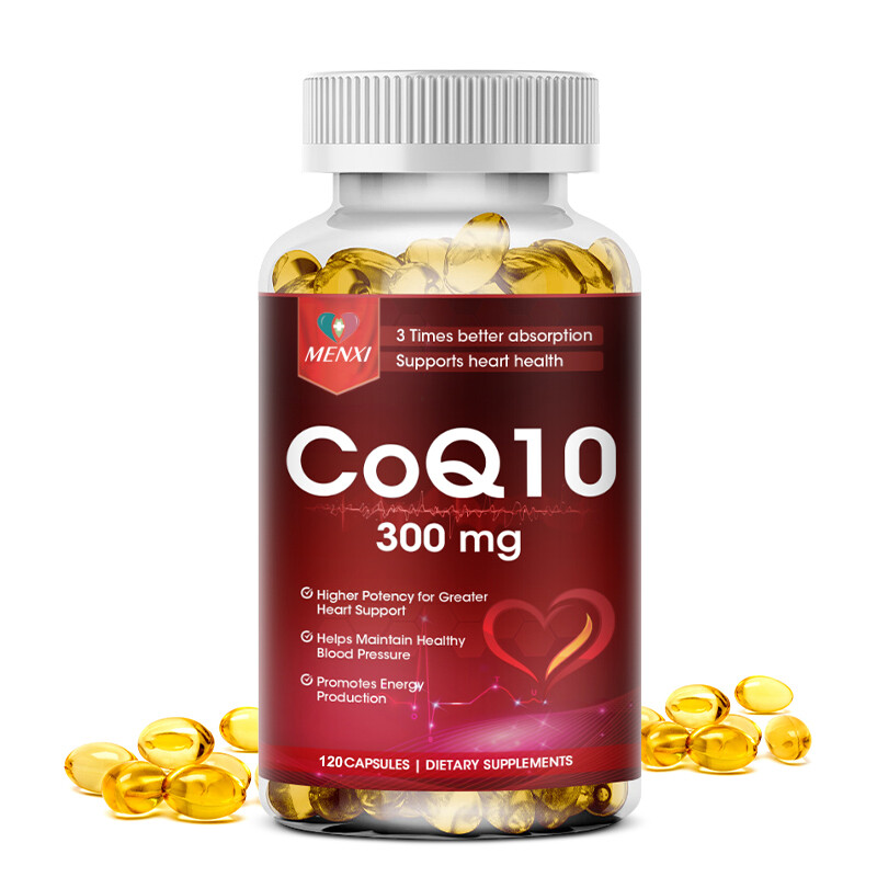 Coenzyme Q-10 300mg Antioxidant, Heart Health Support, Increase Energy & Stamina