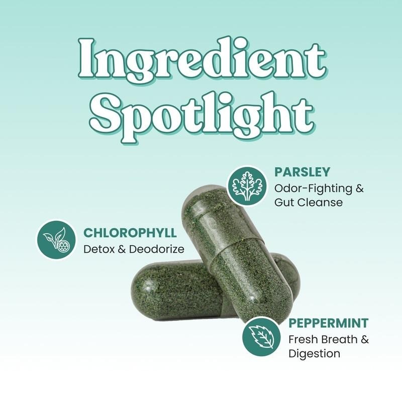 Body Magic Chlorophyll Pill – For Body Odor, Purification & Skin