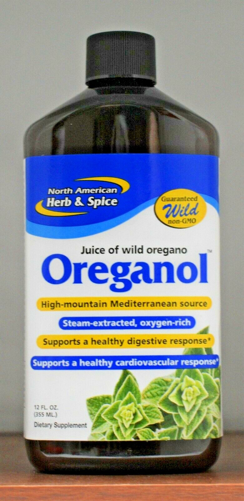 Oreganol P73 Juice North American Herb & Spice Juice of Wild Oregano 12oz