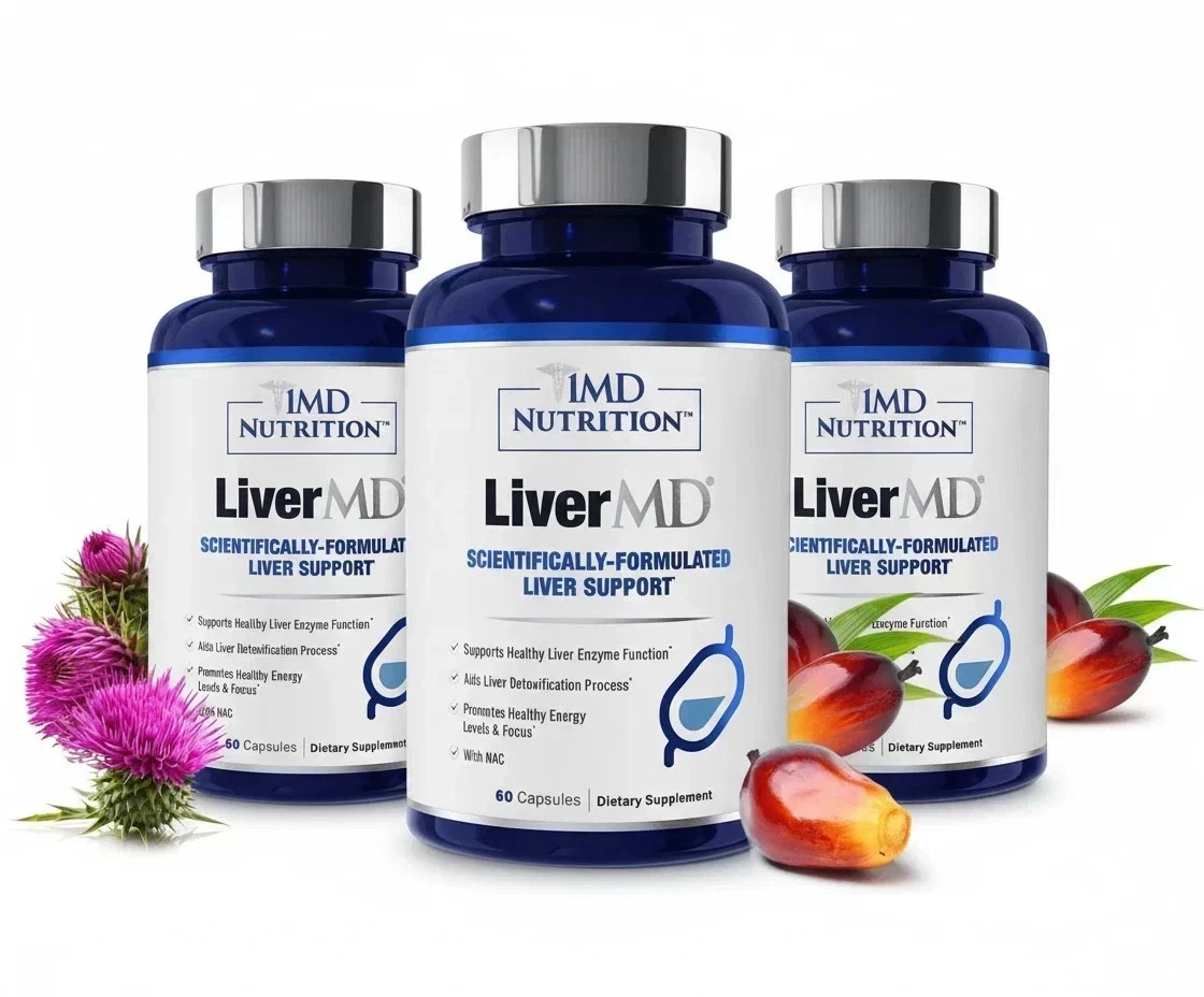 3 Nutrition 1MD Packs Supplement LiverMD Liver Aid – fresh | Exp 11/2027 High