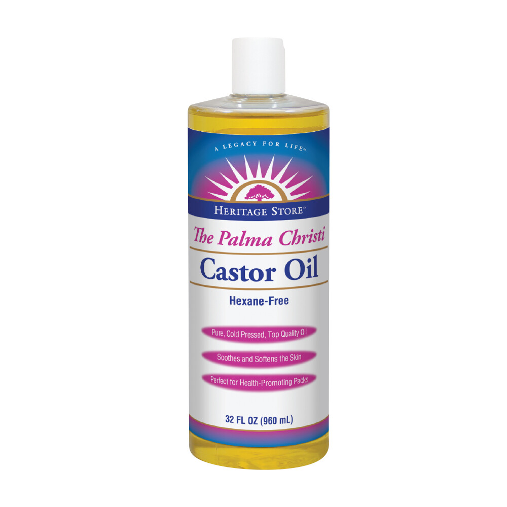 Heritage Store Castor Oil Nourishing Treatment | Deep Hydration for Hair, Skin,