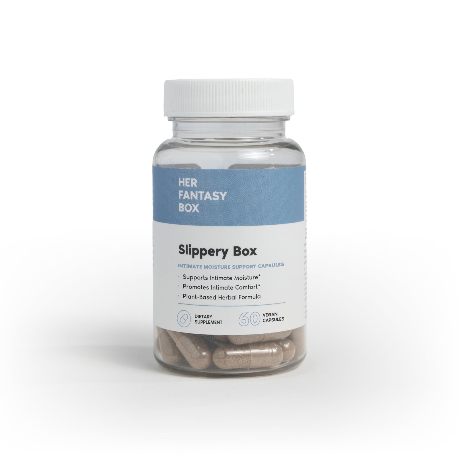 | Slippery Box | Fast-Acting Slippery Elm Capsules for Feminine Wellness & In…