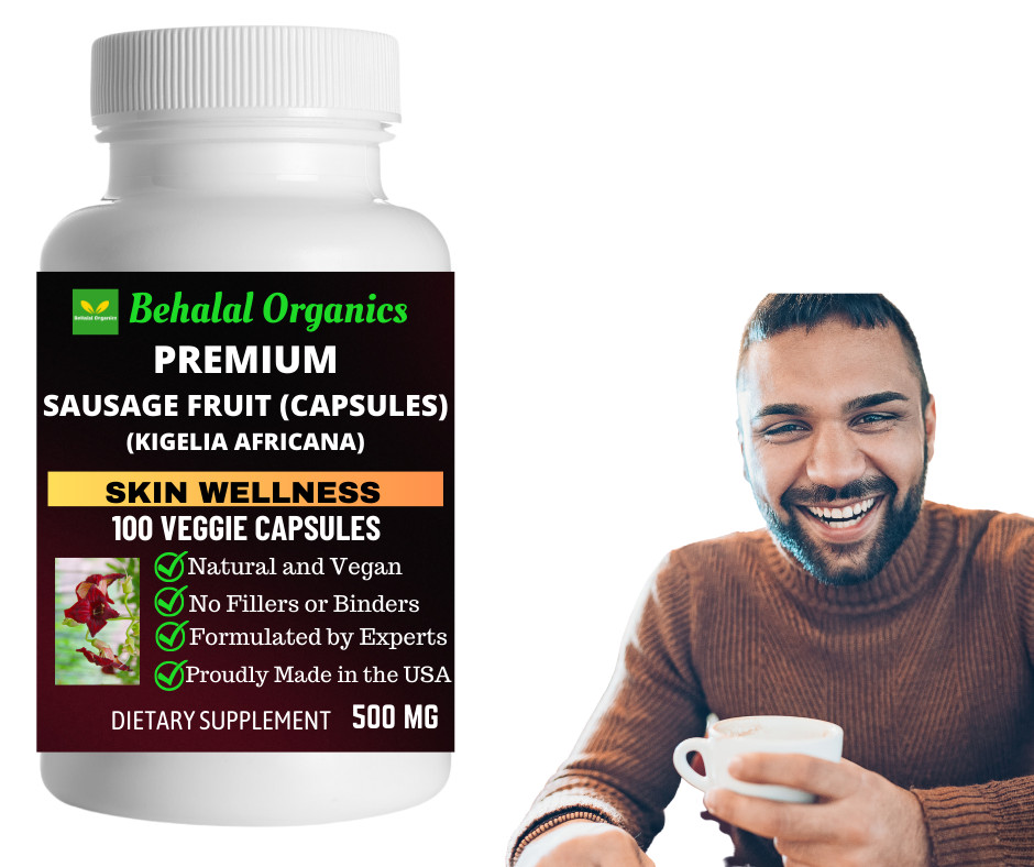 Sausage fruit 500mg Vegan Capsules 100 Count