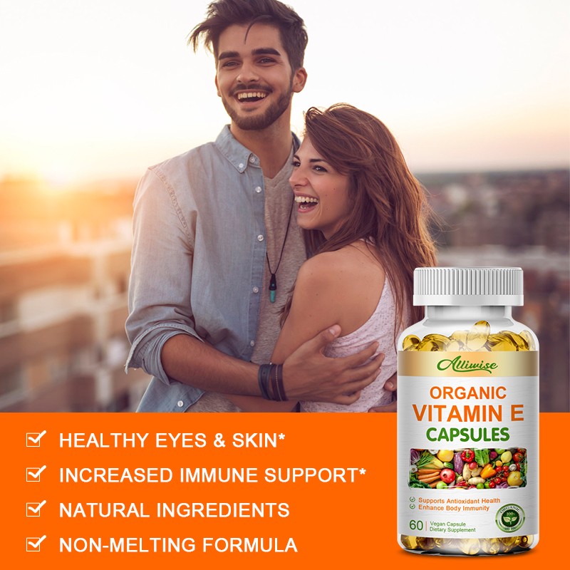 Vitamin E 400IU 120 Softgels – Anti Aging, Antioxidant, Immune Support, Eye Care