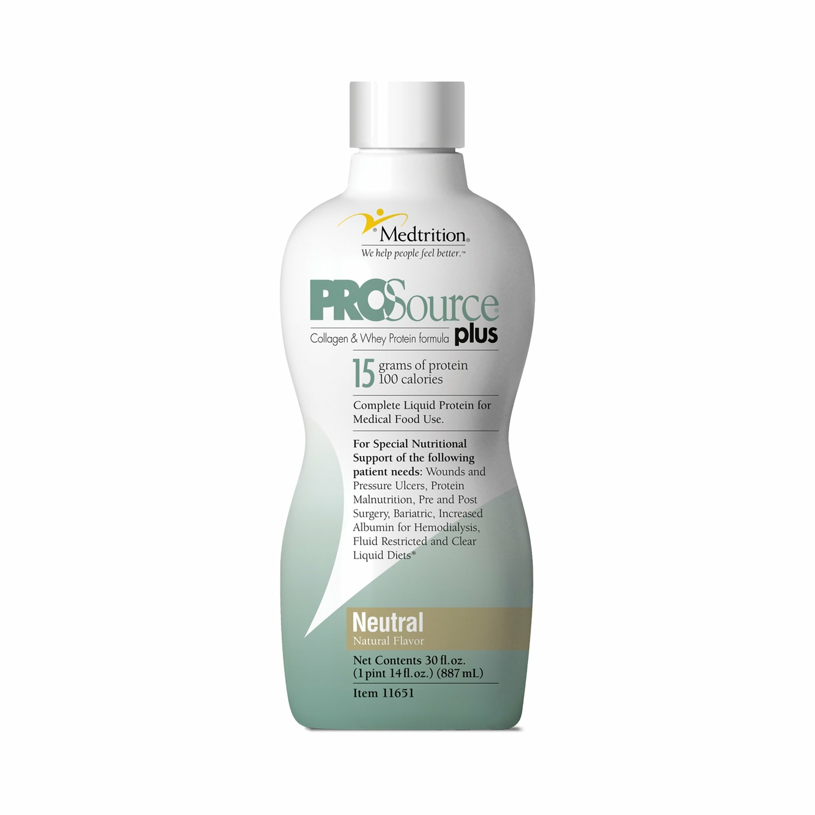 ProSource Plus Oral Supplement Neutral Flavor 30 oz Bottle