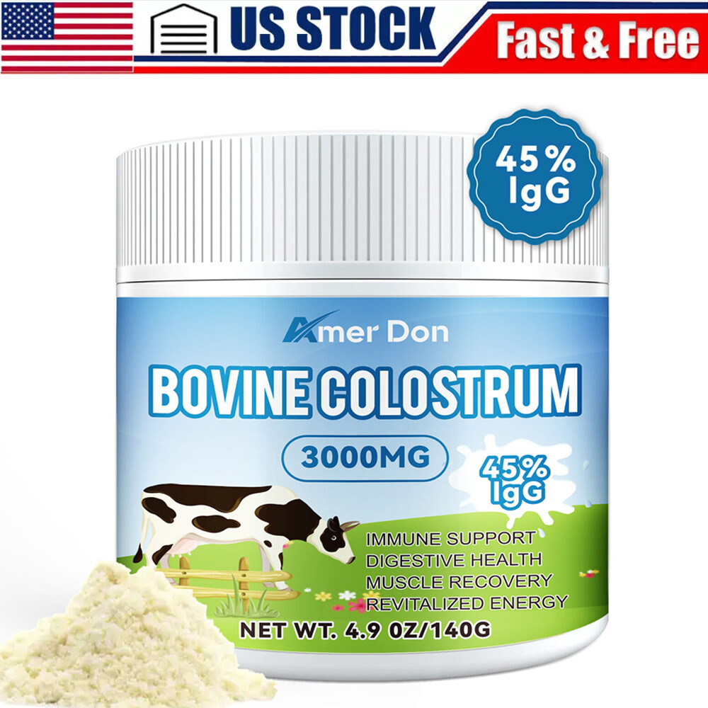 Bovine Colostrum Powder – 45% IgG Highly Concentrated Pure Bovine Grass Fed