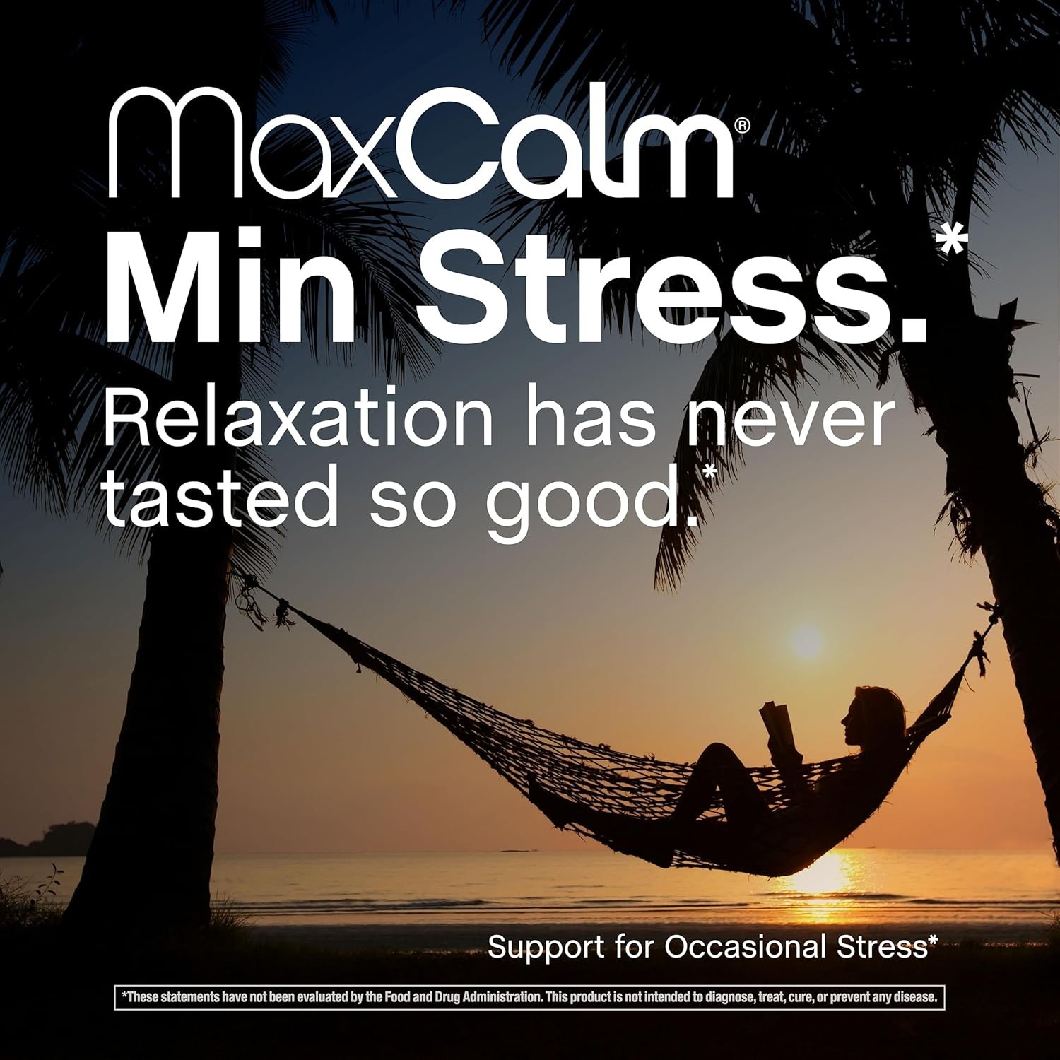 Max Calm Relaxing Drink Mix | Raspberry-Lemonade Flavor | 8 Ounce (Pack of 1)