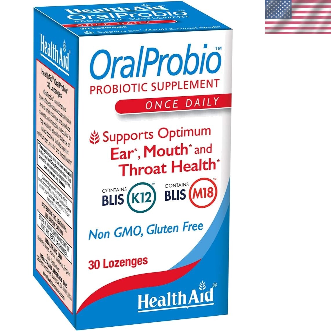 Support Your Throat & Mouth with OralProbio’s 30 Non-GMO Chewable Tablets
