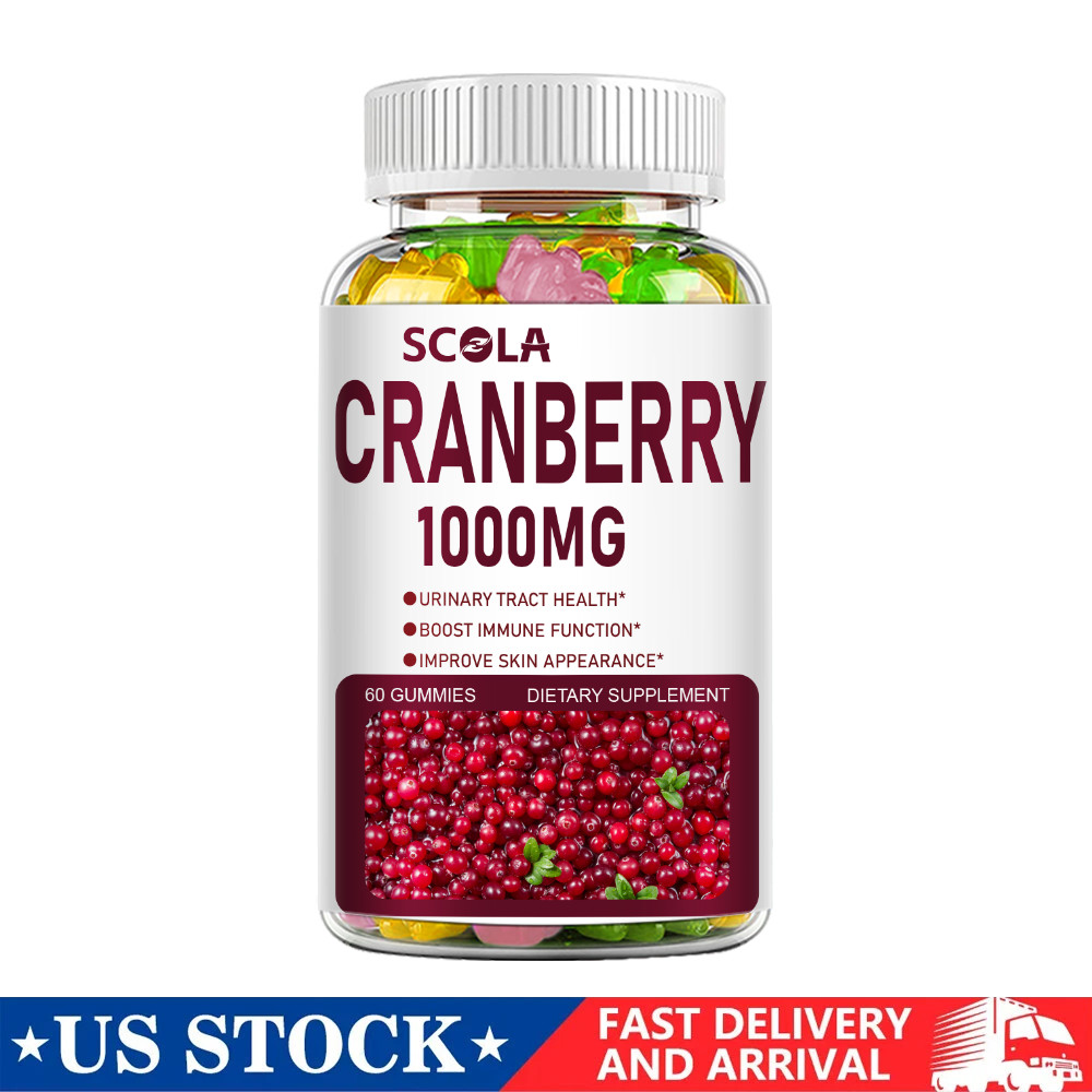 Cranberry Gummies – Urinary Tract Balance, Prostate Health, Immune Health
