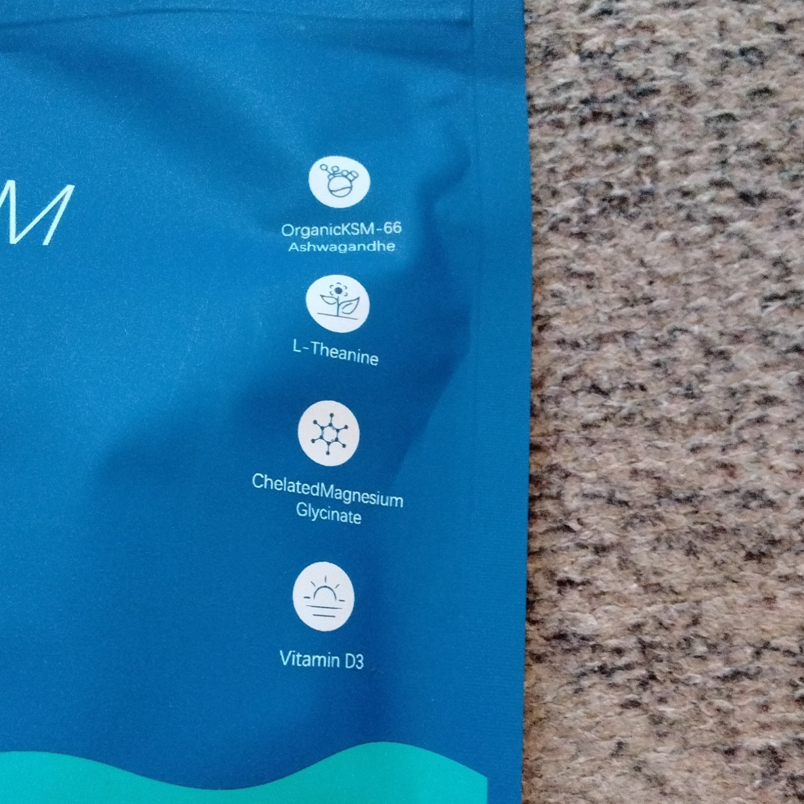 ESUNM Calm Magnesium Adaptogenic Drink Mix Stress Relief Raspberry Lemonade 20