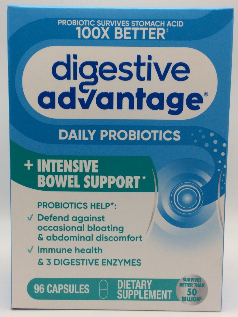 Digestive Advantage Daily Probiotics + Intensive Bowel Support 🎈09/2026🎈