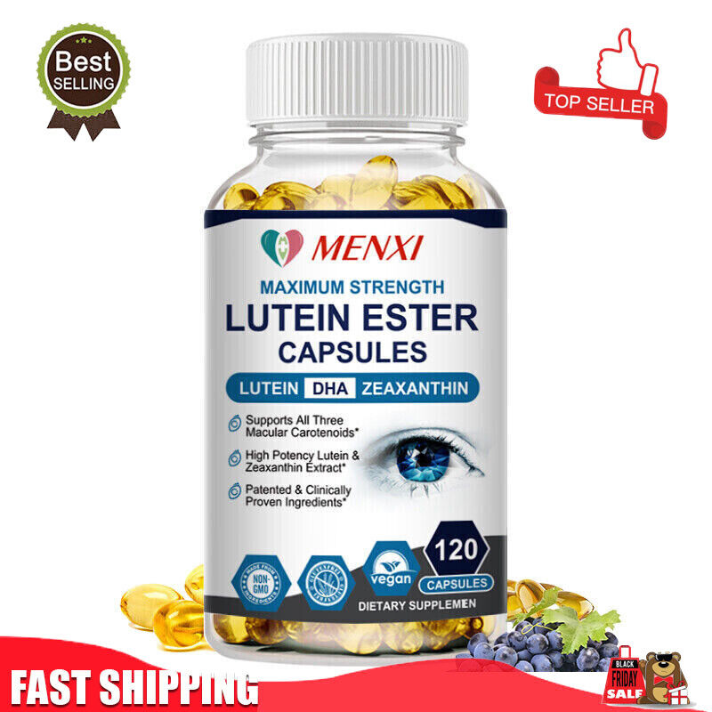 Eye Health Supplement,Lutein & Zeaxanthin,Vision Health,Eye Strain Support 120pc