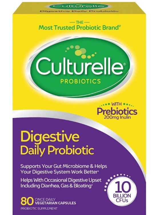 Culturelle Digestive Health Daily Probiotic 80 Capsules Exp. 2027