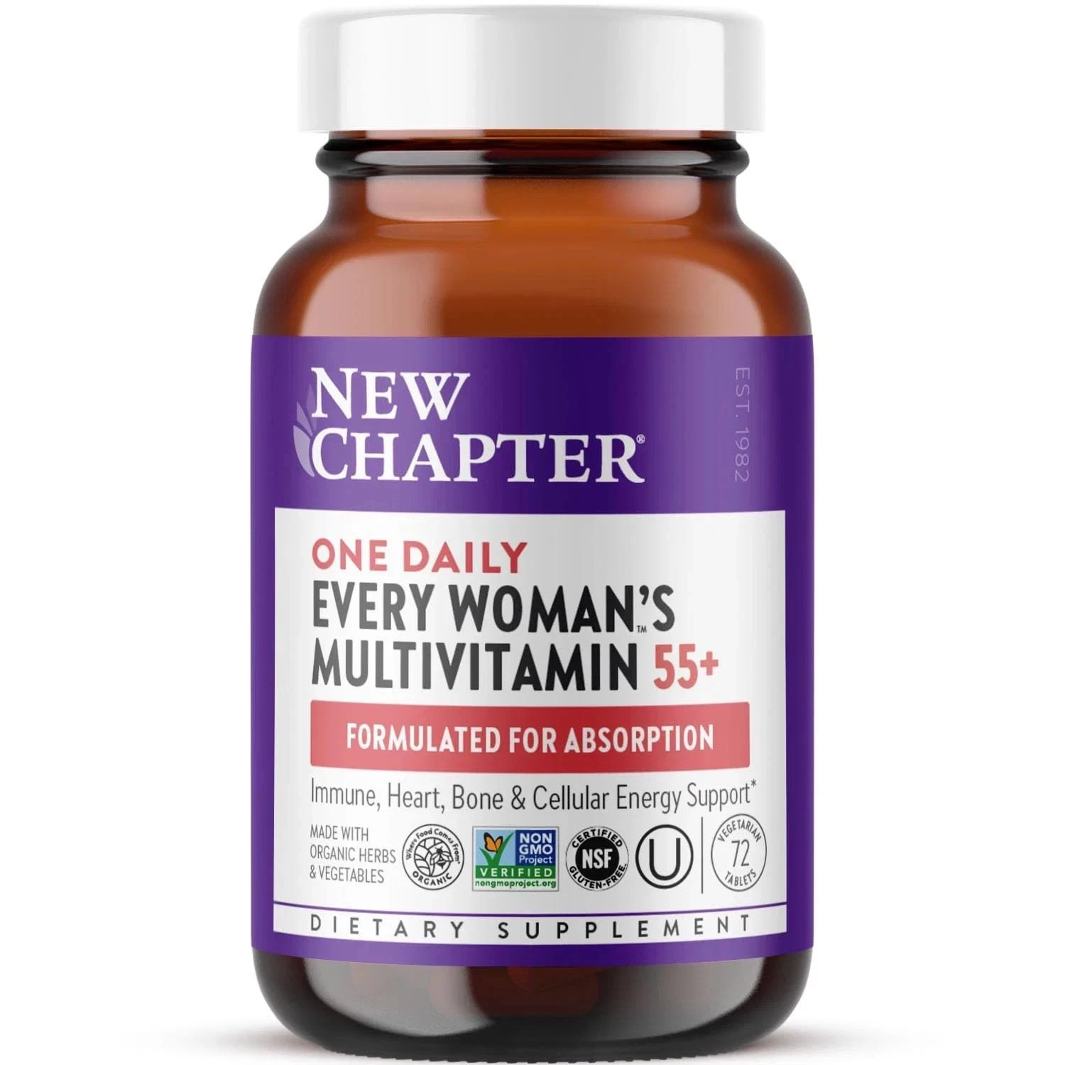 New Chapter Every Woman’s One Daily 55+ Multivitamin 72 Count