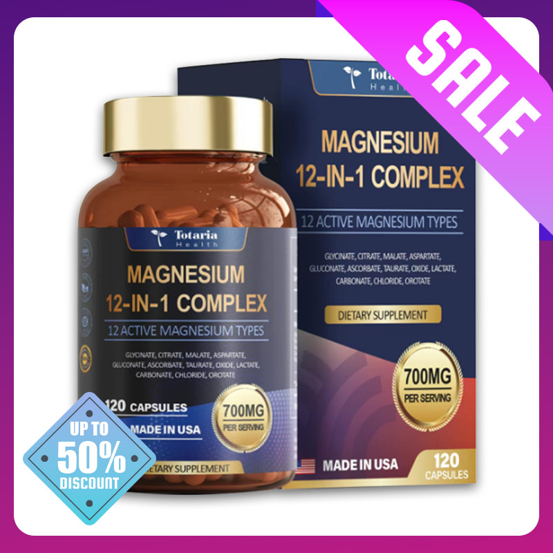 brand new! Totaria12 in 1Magnesium Complex 700mg Supplement with Glycine Citrate