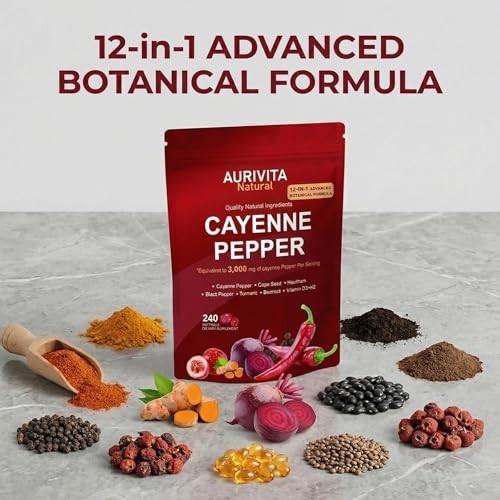 Capsaicin Softgels,auri Cayenne Pepper softgels， with Vitamin E, D3+K2,