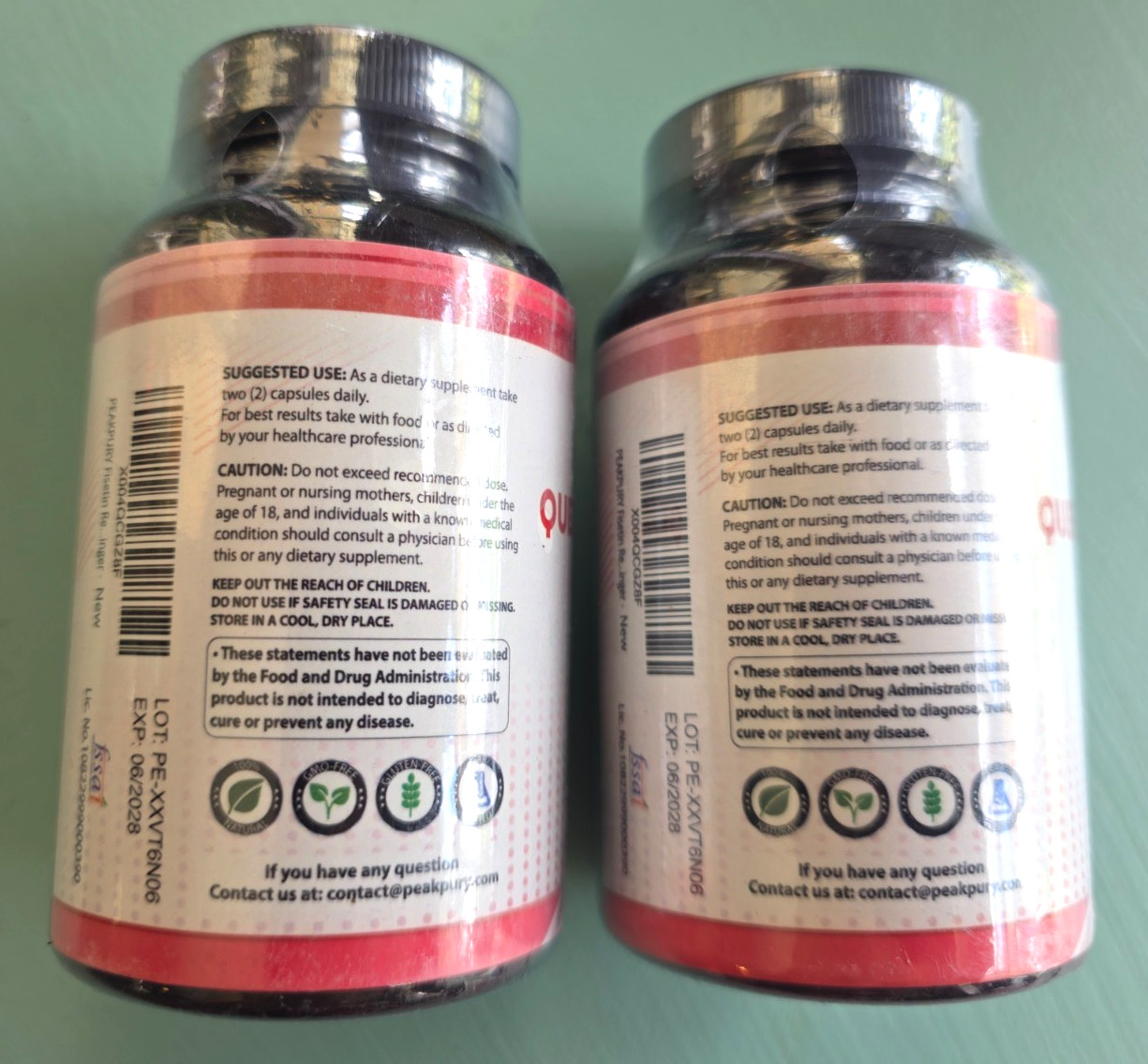 Peak Pury Fisetin + All-in-One Supplement – Healthy Aging – 150 caps – Exp 06/28