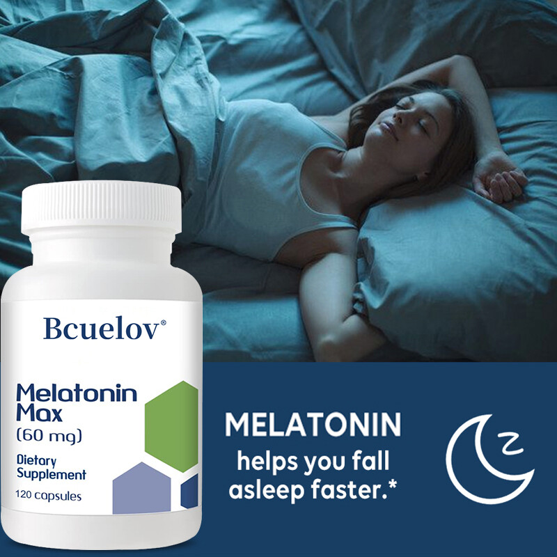 Qty30/60/120 Capsules For Sleep Support Supplement Relieve Stress Better Sleep