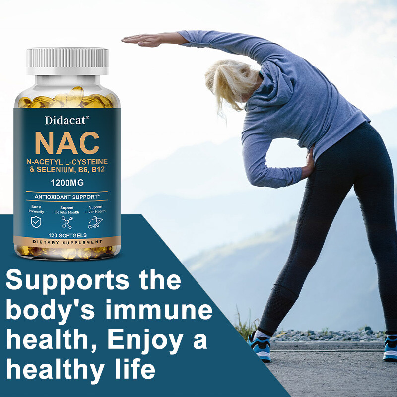 N-Acetyl L-Cysteine (NAC) 1200mg | 30 to 120 Capsules Max Strength Veg Caps