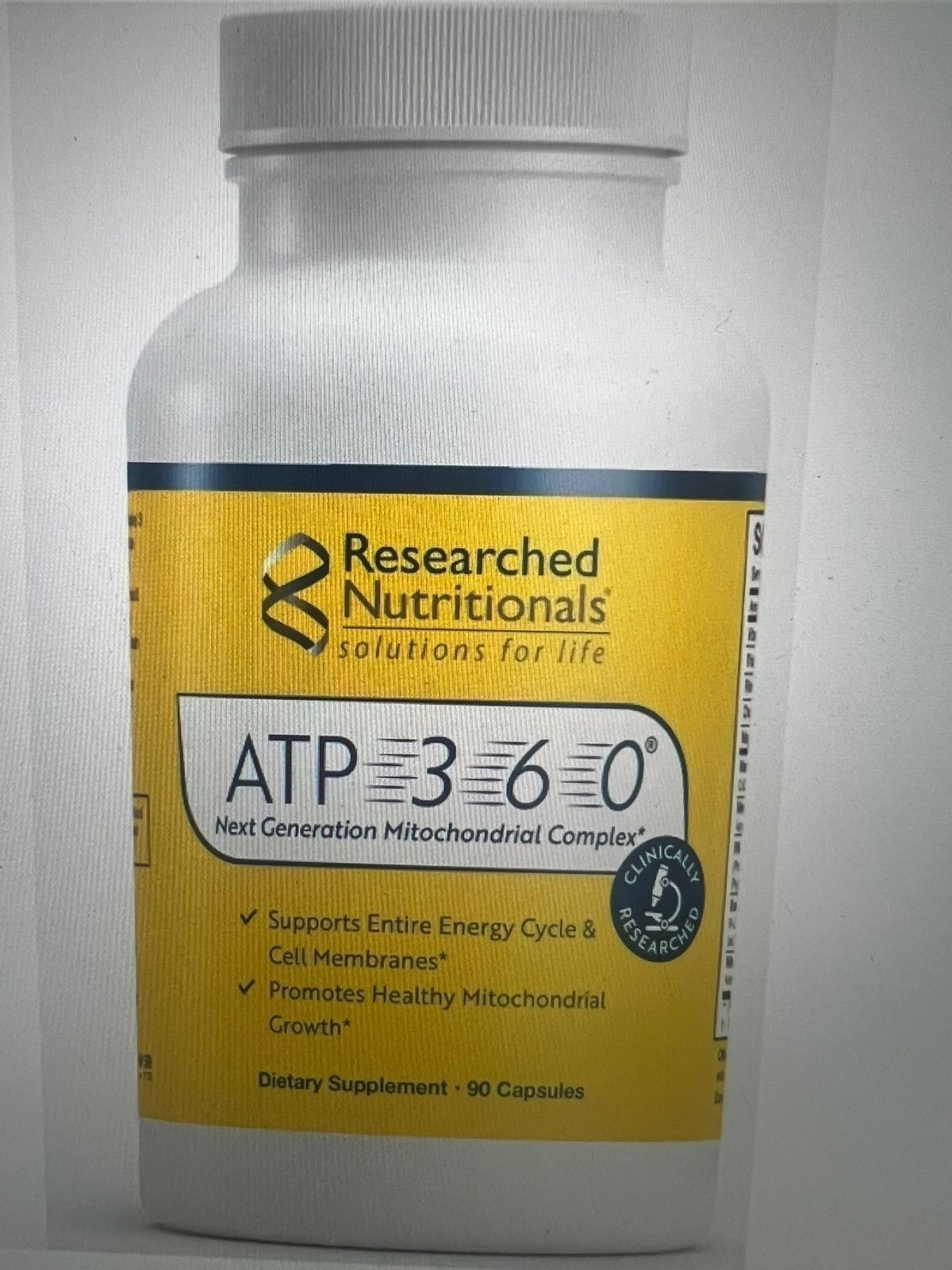 Researched Nutritionals ATP 360 – Mitochondrial & Cellular Energy Complex ,R,