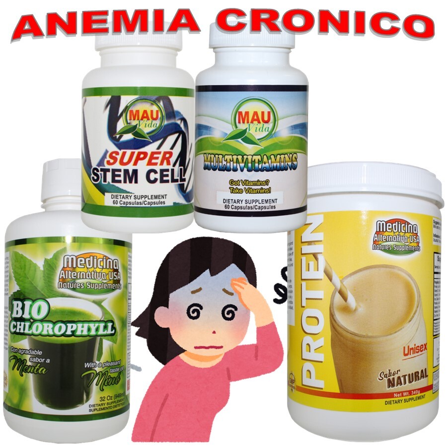 TRATAMIENTO NATURAL PARA LA ANEMIA unisex