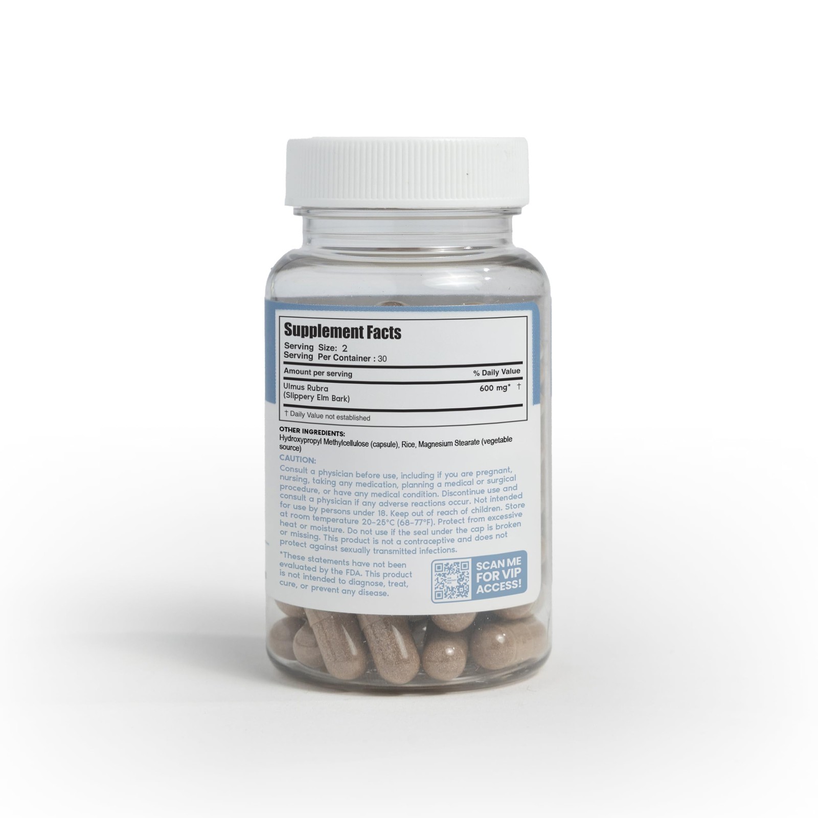 | Slippery Box | Fast-Acting Slippery Elm Capsules for Feminine Wellness & In…