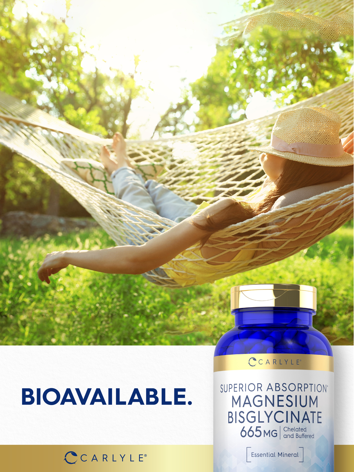 Magnesium Bisglycinate 665mg | 250 Capsules | Buffered Supplement | by Carlyle