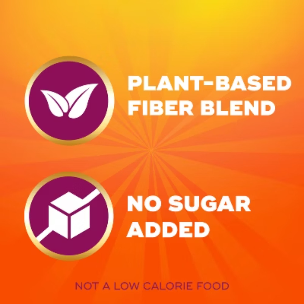 Metamucil Fiber Supplement No Sugar Added Gummies – Orange -5g Fiber Per Serving