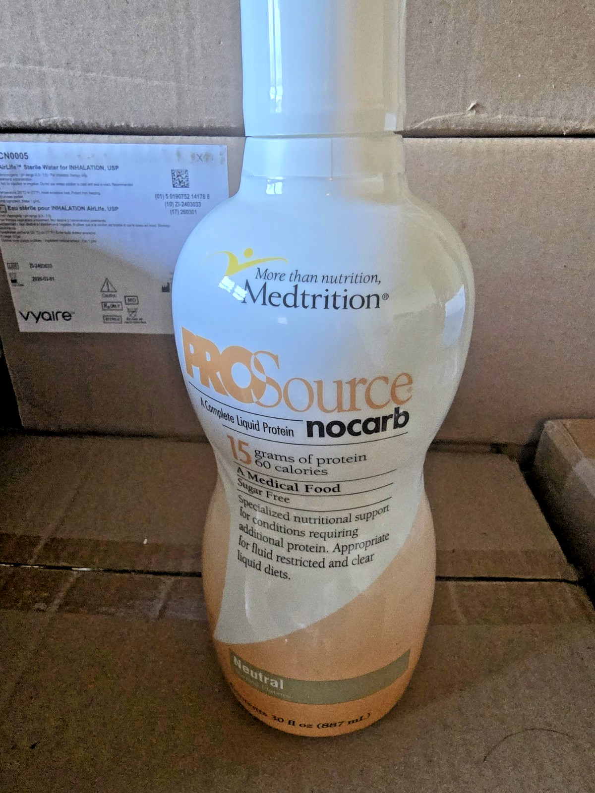 ProSource NoCarb Oral Supplement Neutral Flavor 30 oz Bottle