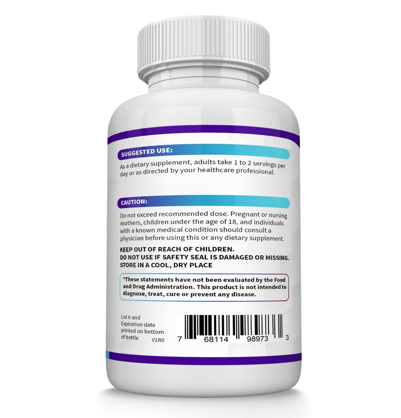 Premium Collagen Peptides 1500 MG Hydrolyzed Anti-Aging (Types I,II,III,V,X)*